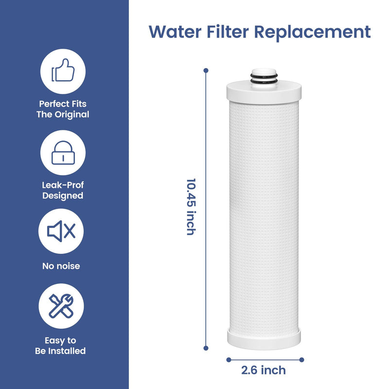 FZ-2 Replacement Filter Cartridge Compatible with Frizzlife MP99, MK99, MS99 Water Filter & MV99 RV Filter, 2 Packs