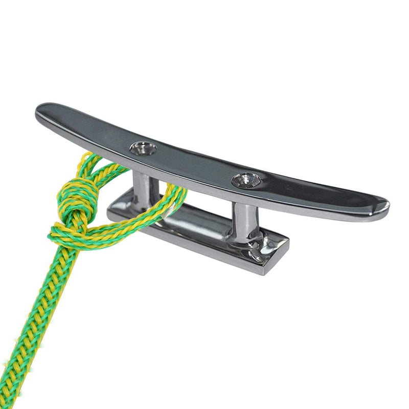 Kayak Tow Rope with Clip, Boat Dock Line with 316 Stainless Steel Hook – Heavy Duty Marine Rope for Ski, Tube, PWC, Pontoon & Kayak Docking 1/2" x 14'