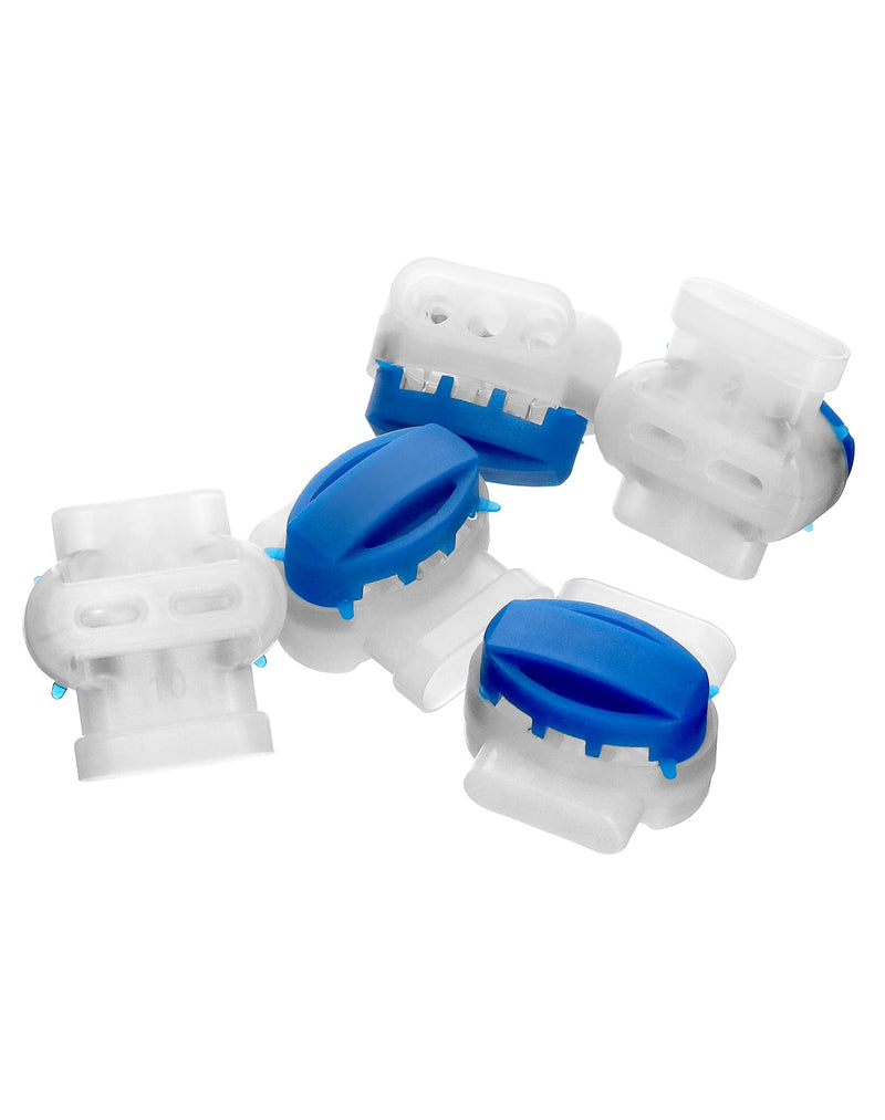 QWORK 200 Pack 3 Wire Connectors Electrical IDC 314-BOX Pigtail Connectors for 22-14 AWG Cables