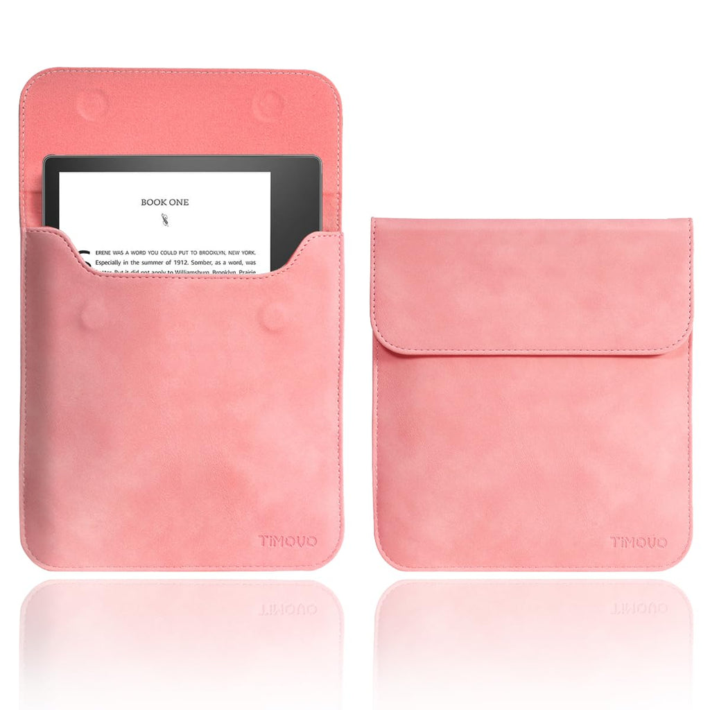 TiMOVO 7 Inch Sleeve for Kindle Oasis, Protective Insert Sleeve Case Cover Bag for Kindle Oasis 10th Generation 2019 / 9th Generation 2017, Pink