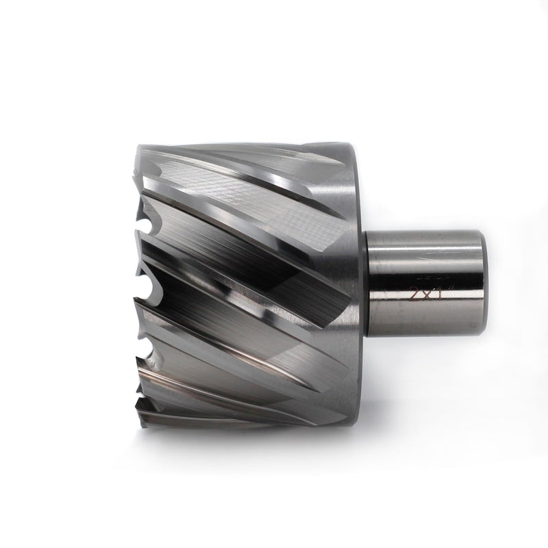 2" Annular Cutter 1" Depth OSCARBIDE 3/4" Weldon Shank Mag Bit | 2-Flat Shank Design | Includes Pilot Pin | HSS Steel Body | Burr-Free Holes | Rapid Chip Removal | Precision Ground Edges