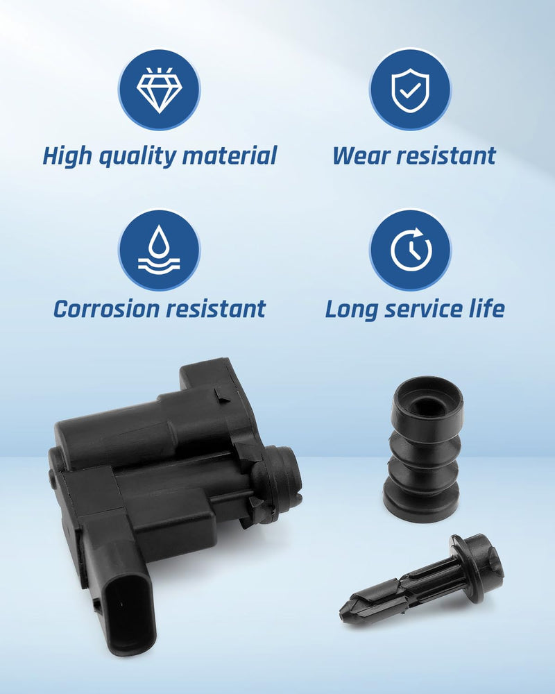 Fuel Tank Cover Door Lid Lock Buckle Actuator Motor Snap Spring Pin Latch Fit for Jeep Renegade 2016-2022 Fit for Jeep Compass 2017-2022 Fit for Jeep Grand Commander 2018-2022 2 Pin