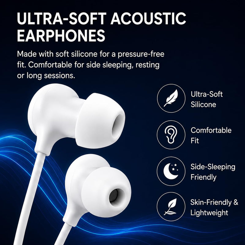 Frequency Generator for Healing 7.83hz Schumann Resonance Generator, Adjustable with Ultra-Soft Acoustic Earphones & Storage Case for Relaxation, Meditation, Focus