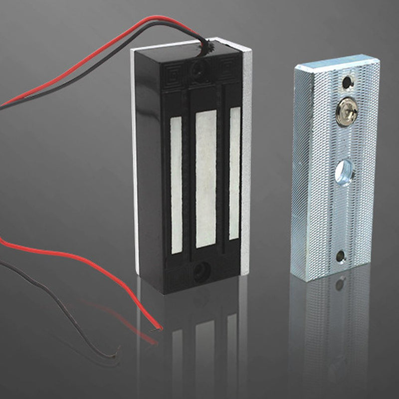Electric Magnetic Lock 60kg 130LBs Holding Force Electric Magnetic Lock for Door Access Control System Electromagnet Fail-Safe NC Mode