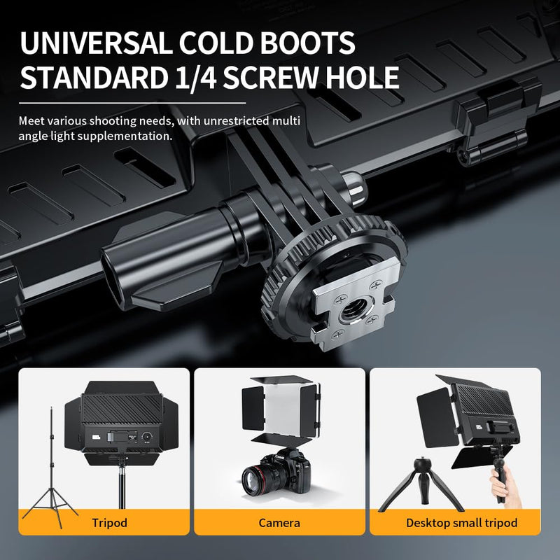Video Light Panel Photography Lights Bi-Color Dimmable 2500-6500K Led Camera Studio Streaming Lighting Photo Shooting