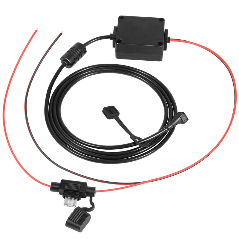 Motorcycle GPS Power Cable Compatible with Garmin Zumo 340, 345, 350LM, 390LM, 395LM & 396 LMT-S, Hardwire Power Cord Harness Replacement for Garmin 010-11843-01