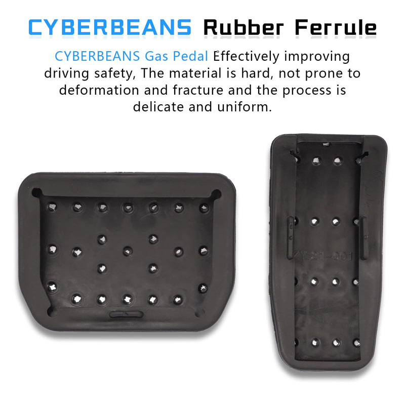 Gas Pedal Brake Pedal Foot Pedal Cover for Tesla Model 3/Y Performance Compatible with Model Y Juniper and Model 3 Highland silver