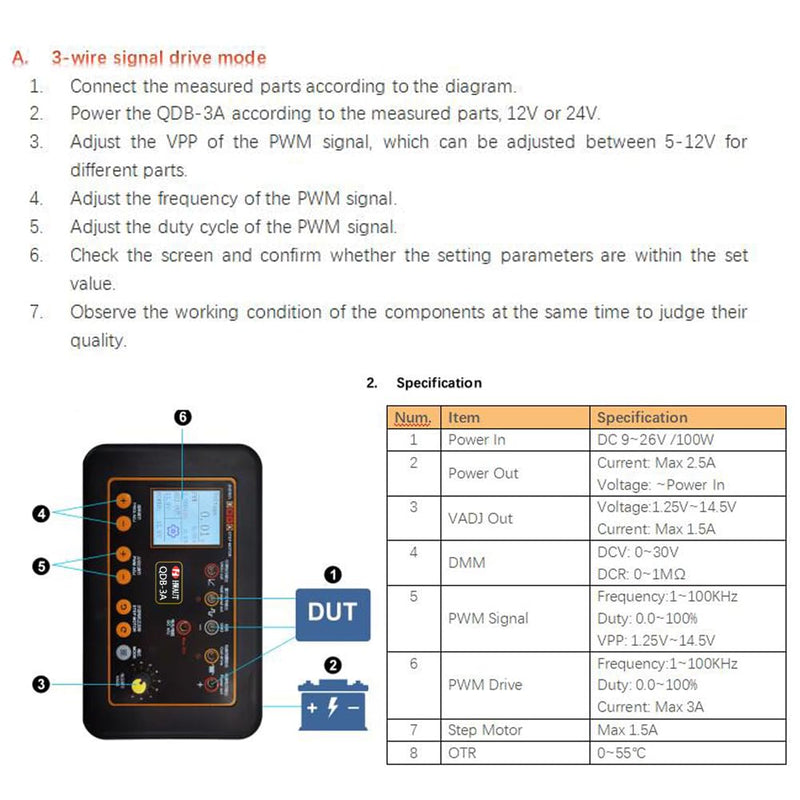 Drive Automobile Ignition Coil Tester Injector Solenoid Valves Idling Stepper Motor Instrument Car Fault Detector