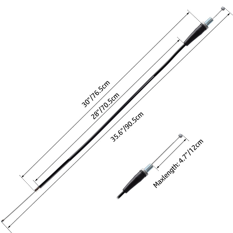 Twist Throttle Assembly and 36" Throttle Cable for Yamaha SSR Coolster Roketa SDG NST X-Treme 50cc 70cc 110cc 125cc Engine Dirt Bikes Pit Bike