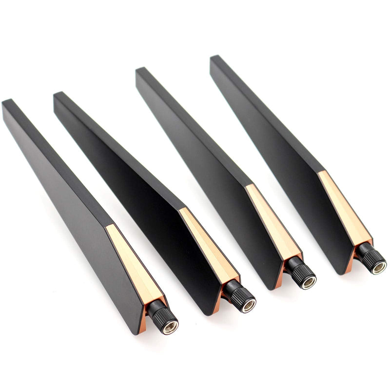 Deal4GO 4-Pack RP-SMA Female External WiFi Antenna Pulled for RT-AC5300 Extreme Dual Band WLAN Card Wireless Router Antenna kit
