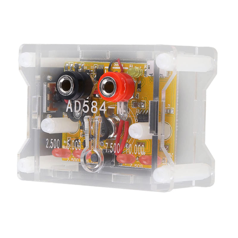 AD584KH Voltage Reference Module, 4 Channel Calibration Board with Transparent Housing for Electronics Engineers and Hobbyists 92g