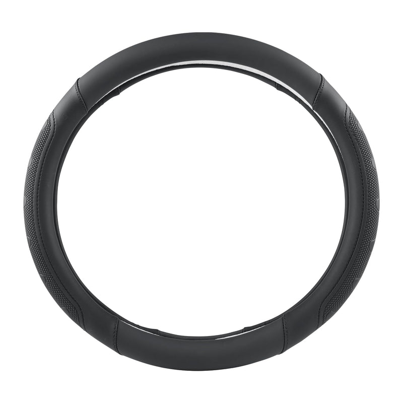 GIANT PANDA Car Steering Wheel Cover for RAM 1500 2500 3500, Compatible with Dodge RAM 15.5-16 inches - Black Large size (15.5''-16'') A-Black