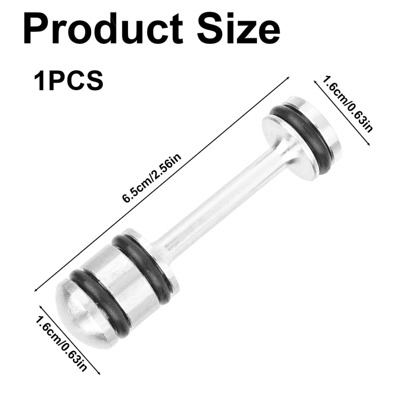 Aluminum Oil Diverter Barbell, Compatible with Gen III & IV Engines LS1 LS3 LS2 LS6 L92 L99 L33 LQ4 LQ9 4.8L 5.3L 5.7L 6.0L 6.2L LS Performance Parts Oil Billet Diverter Barbell (Black, Silver)