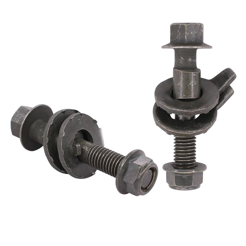 ApplianPar Pack of 4 14mm Cam Bolt Kit Adjustable Camber Correction Alignment Kit for Vehicles Front Left and Right Wheel