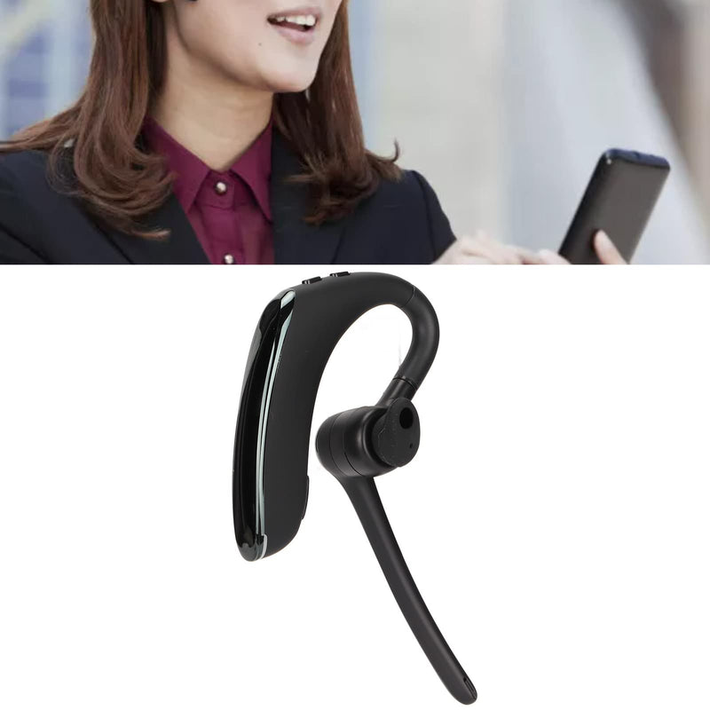 Single Ear Hanging Headphones, Bluetooth Headphones F910 Wrap Around Earphones Bluetooth 5.0 Single Ear Business Headphones with Noise Cancelling Microphone, for Sports