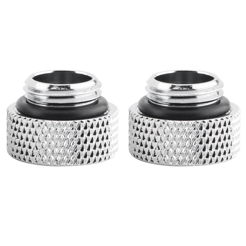 Richer-R Screw Seat,2pcs12.5/15/20/25/35/45mm Water Cooling G1/4 Male to Female Extender Fitting Adapter for Computer Water Cooling System (12.5mm)