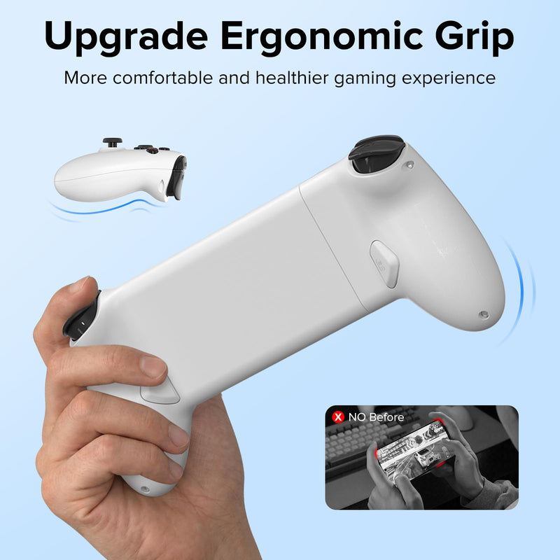 ZIKE Z331 Gaming Controller with Hall Effect Joysticks & Triggers | USB-C Mobile Gamepad for iPhone 15/16/17 & Android，Wireless Controller for PC, Xbox, Steam, Smartphones