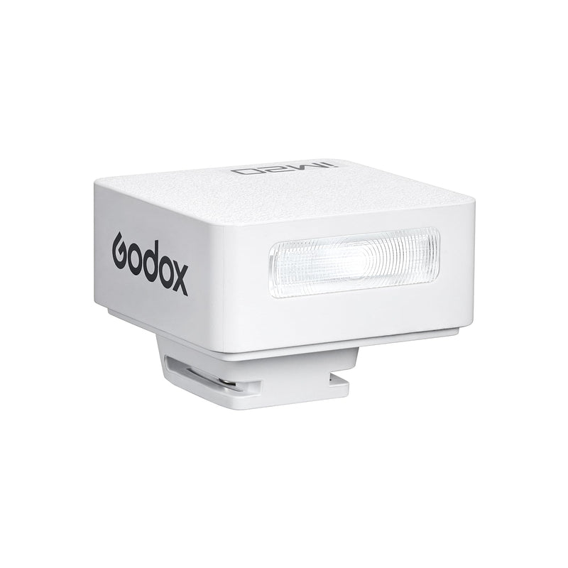 GODOX iM20 Camera Flash, Mini Flash Speedlite, 440 Full-Power Flashes | Built-in Lithium, Compatible with Fuji, Sony Nikon, Canon Camera, Color White
