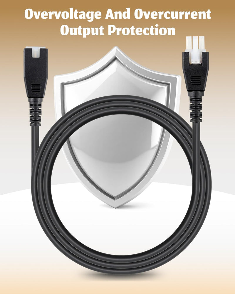 6-Pin Power Control Cable Fits for Smart Desk Lifting Desk Push Rod Motor, 5557 Rotary Female Cable, Power Signal Extension Cable 4.9 FT / 1.5 M