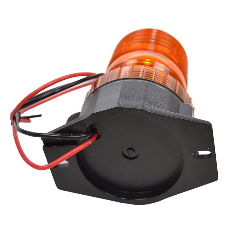  [AUSTRALIA] - HQRP 30-LED 360 Degrees Mini Beacon Amber Warning Strobe Light Compatible with CAT E3500 48V, E4000 36V / 48V, E5000 36V / 48V Electric Rider Forklift