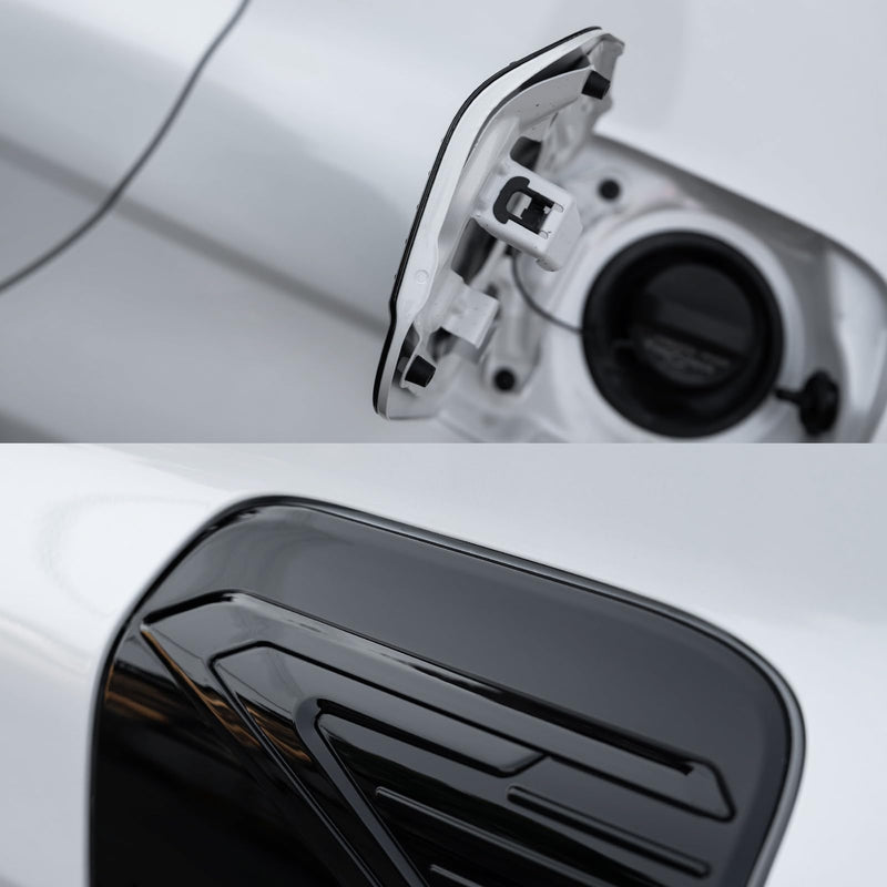 Compatible with Toyota Camry Gas Tank Door Cover Gasoline Fuel Petrol Oil Filler Caps Decoration for Camry 2025 -Piano Black for 2025 Camry