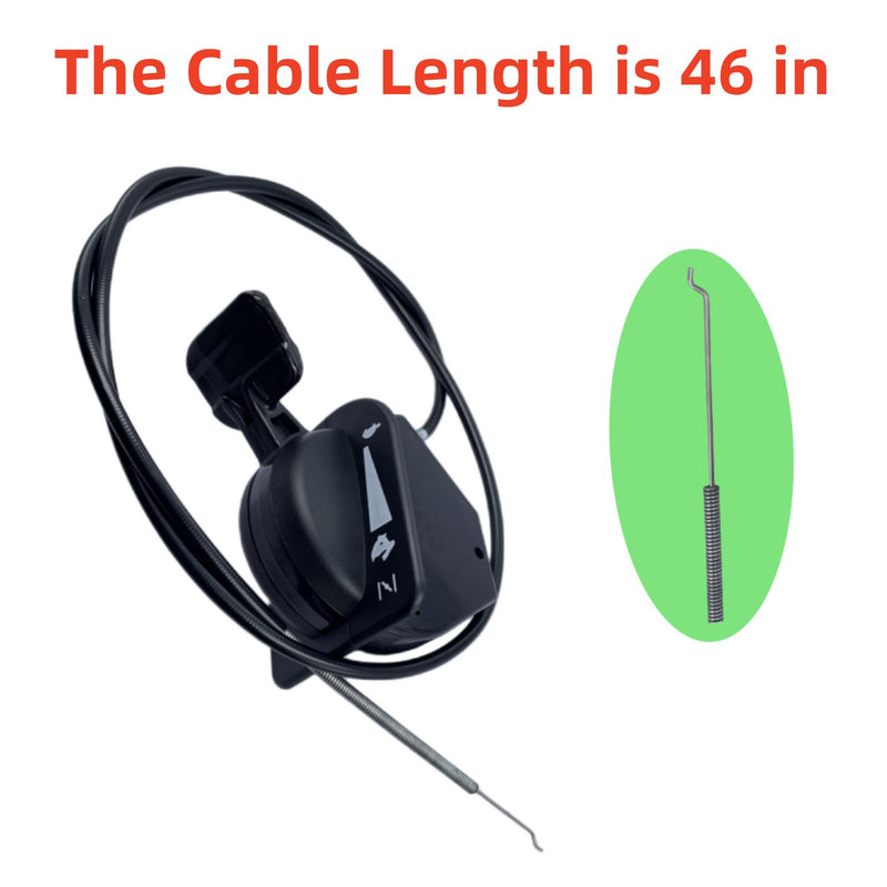2024 Upgrade Throttle Choke Cable Replace Part Number 946-05098c 946-05098A 946-05098b 746-05098a Compatible with CUB Cadet Throttle/Choke Cable XT1-LT46 LT50 GT50 GT54 ST54 XT2-LT54 LX46 GX54