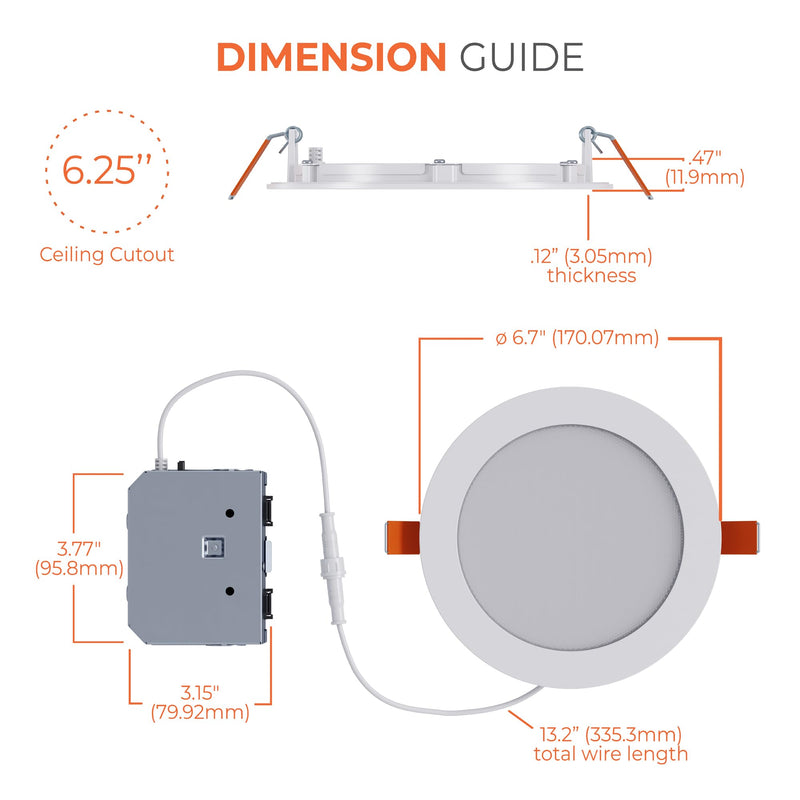 HALO HLB 6 in LED Recessed Lighting Canless Dimmable Wet Location Selectable Lumens and Selectable Color 27/30/35/40/5000K Indoor Outdoor Soffit Ceiling Downlight HLB6LSFS5 6 inch 1
