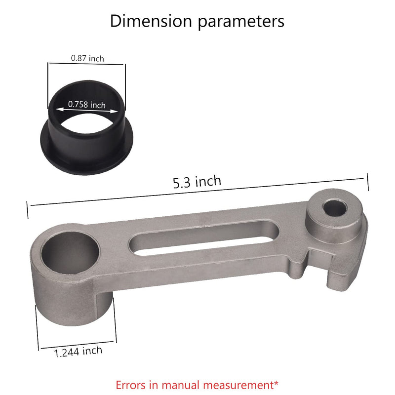 M143350 24H1184 T40189 M122350 M111358 M131119 Deck Idler Arm Ternsioner & Bushing Rebuild Kit Compatible with LX172 LX188 LX280 GX255 GX345 48C 54C GT LX GX GT242 GT262 GT275