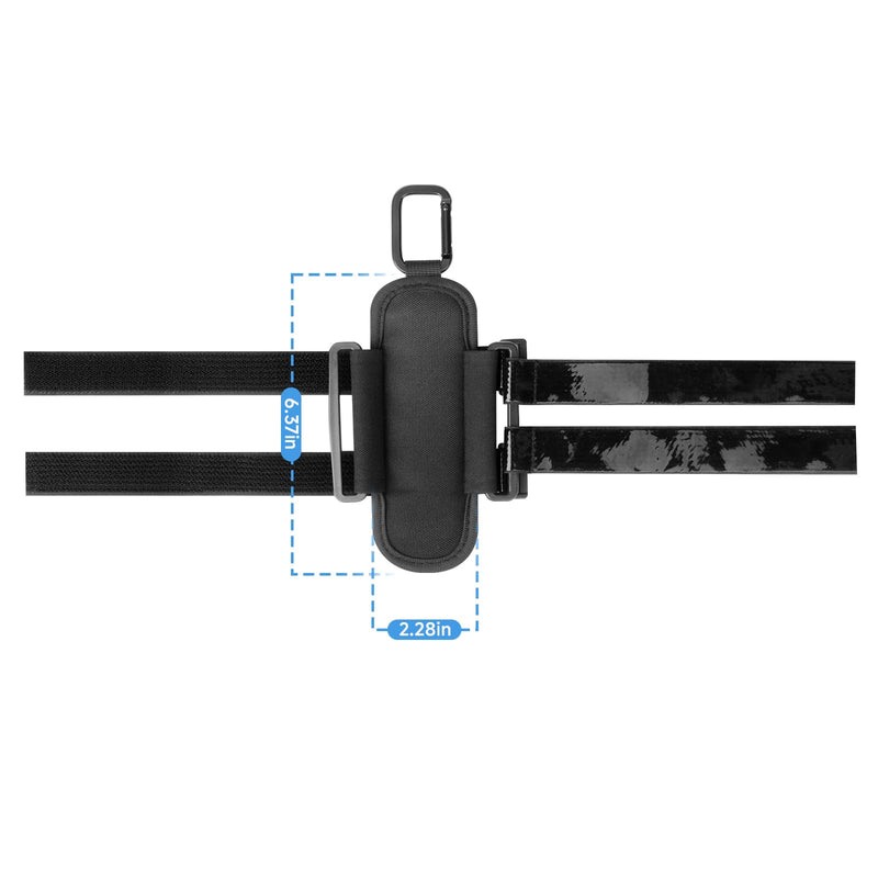 Adjustable Power Bank Holder Strap Mount for Hiking Camping | Universal Portable Charger Holder Mount on Tripod, Backpack, fence, for Outdoor Photography