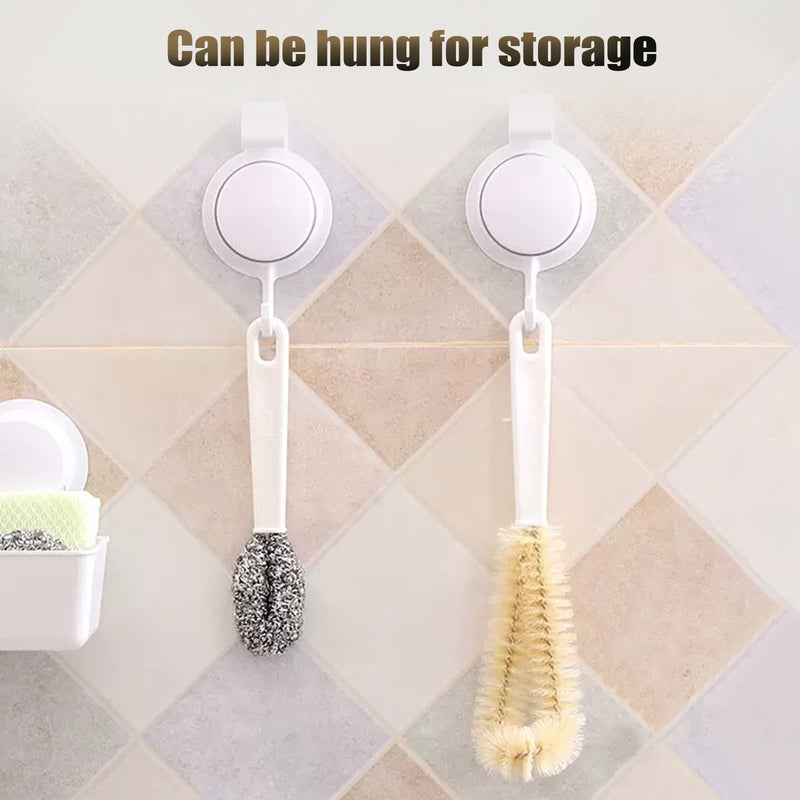 Portable Blender Cleaning Brush Set of 4 - With Hanging Hole - Long Handle - For Water Bottles & Blenders