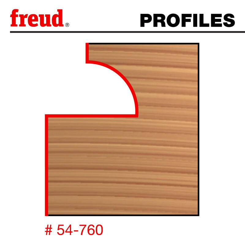 Freud 54-760: Glass/Screen Door Add-on Cutter for Premier Adjustable Rail & Stile Bit