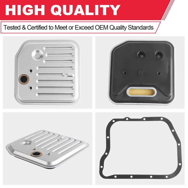 Automatic Transmission Filter Gasket Kit Fit for Dodge Jeep 42RE 44RE 46RE 47RE 48RE - Grand Cherokee Dakota Durango Ram 1500 2500 3500 Replaces# 52118789