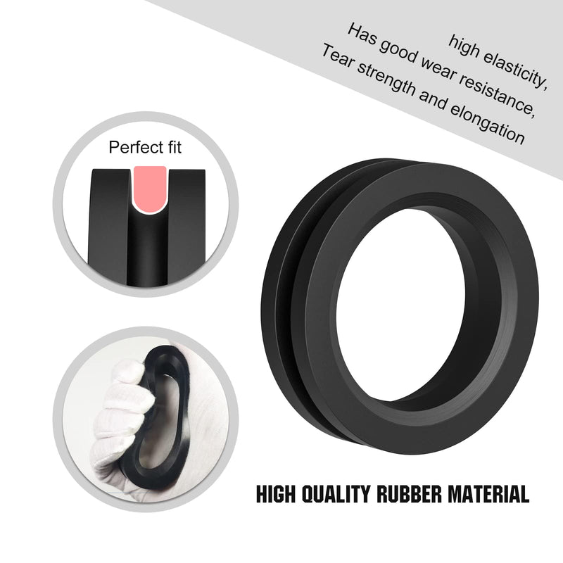 Fuel Gas Tank Filler Neck Tube Rubber Grommet Seal Compatible with 67-76 A, 62-69 & 71-74 B, 64-73 C Bodies, Quality Nitrile Rubber Gasket