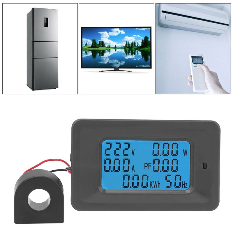Digital Current Voltage Power Energy Meter 6 in 1 with Mutual Inductor