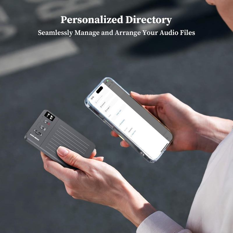 Chime Note AI Voice Recorder - 64GB with Free Transcribe & AI Summary by ChatGPT, APP & Web Control, 121 Languages, Wireless Charging, for Meetings/Calls Gray(The APP is Temporarily Unavailable)