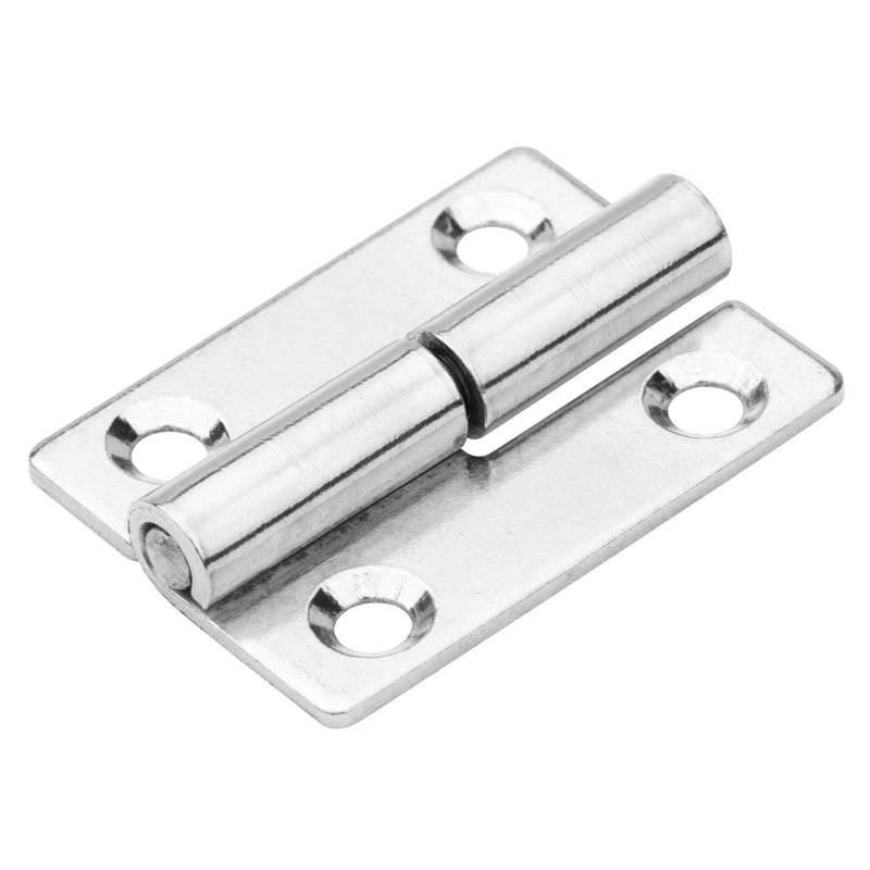 12 Pack H-Shaped Lift Off Hinge for Cabinet Door, 2" x 1-3/8", Left & Right | 304 Stainless Steel