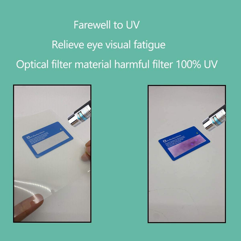 2 Pack 14" Anti Blue Light Anti Glare Screen Protector for 16:10 Lenovo/HP/Dell/ASUS/LG/Acer/MSI Laptop, Eye Protection Blue Light, UV, Glare Blocking Filter Film, Ultra HD, Matte (Not Fit 14" 16:9) 14 inch with 16:10