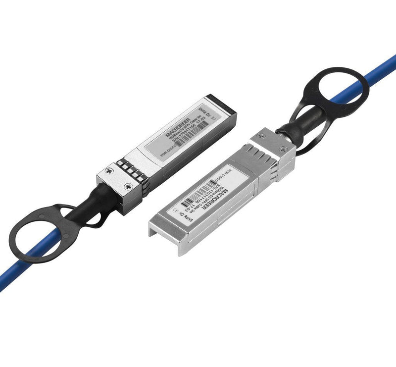 10G SFP+ DAC Twinax Cable (Compatible with Ubiquiti UACC-DAC-SFP10-3M), Passive Direct Attach Copper, 3M 9.8ft SFP+ to SFP+ DAC,Blue 3-Meter(10ft) for Ubiquiti