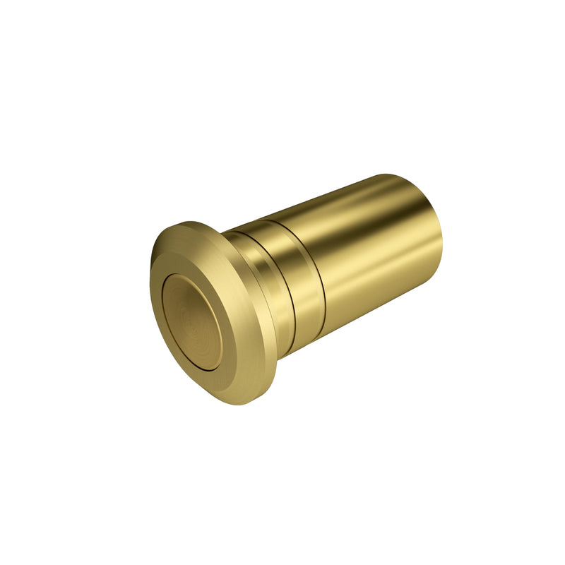 TOGU Door Latch Dust Protector,SUS304 Stainless Steel Dust-Proof Security Lock Inserts,Flush Bolt Dust Proof Door Strike for French Doors,Composite Doors,Wood Doors,Satin Gold Finish,5 Packs 14mm-5pcs Satin Gold