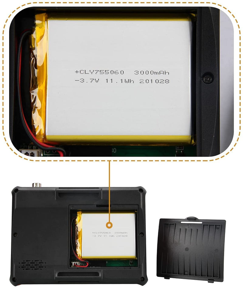 【Upgrade】 Portable Wrist CCTV Tester,5'' LCD Monitor,HDMI in &VGA in,Camera Debugging Helper