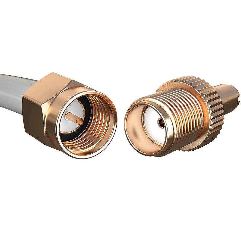 Yagi Directional Antenna 3G/4G/LTE 9dBi 806MHz-960MHz and 1.7-2.5GHz 2FT Cable w/ 2FT SMA Male Cable to TS-9 Adapter - Cell Phone Signal Log Periodic Cellular - Tupavco TP514