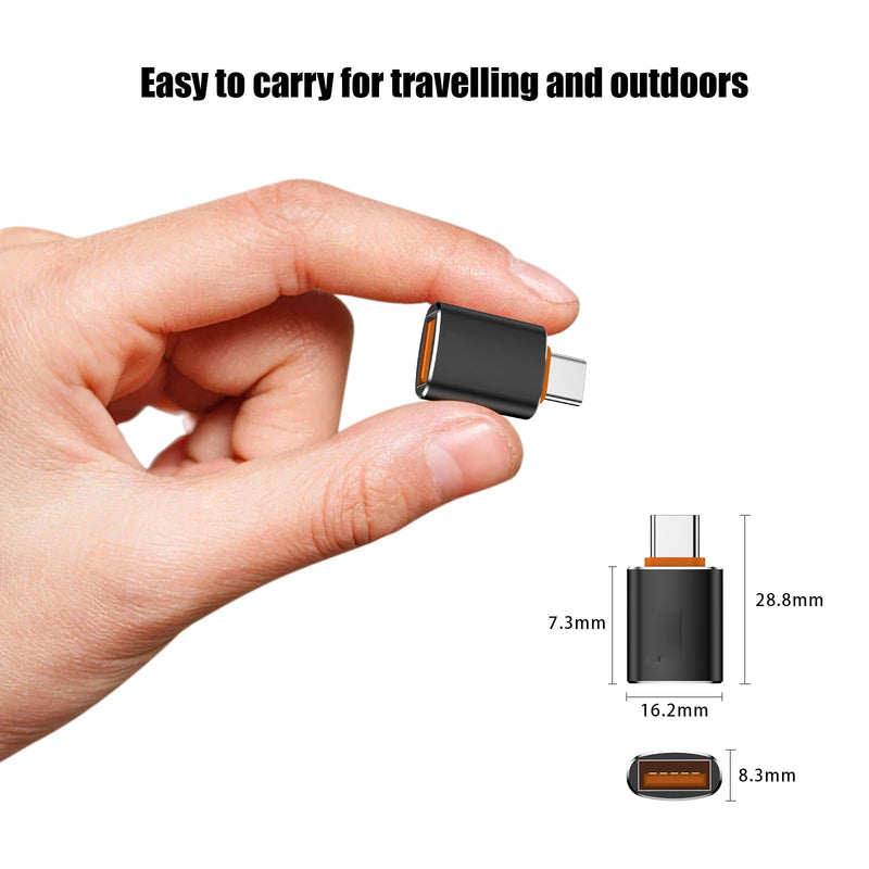 10 Pack USB C to USB Adapter,10Gbps USB A Female to USB C Male Adapter | 120W Fast Charging,Up to10Gbps Data Transfer,for iPhone17 16 Pro Max,iPad 11 10,Google Pixel10 9,Samsung Galaxy S25