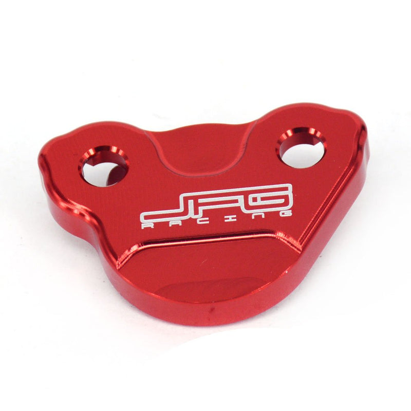 Motorcycle Front + Rear Brake Fluid Reservoir Cover Cap For CR125R/250R, CRF150R/250R/250F/250X/450R/450X/250RX/450RX/450L Dirt Bike, RED Front & Rear Brake Fluid Reservoir Cover_1