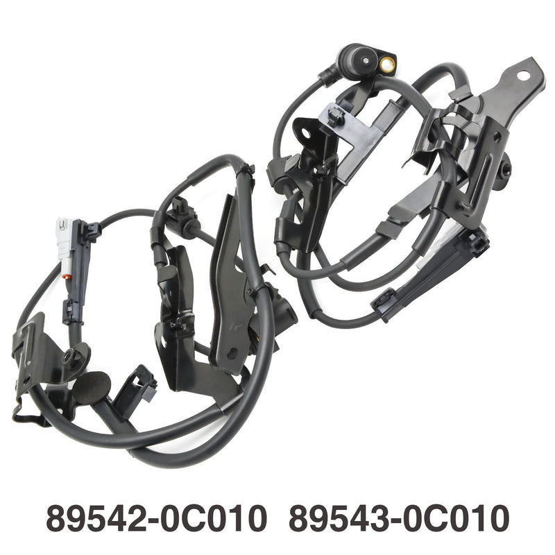2pcs Front ABS Wheel Speed Sensor Compatible with Toyota Sequoia 2001-2007, for Toyota Tundra 2000-2006, Left & Right ABS Brake Sensor Replacement for OE# 89542-0C010 89543-0C010 ALS664 ALS667
