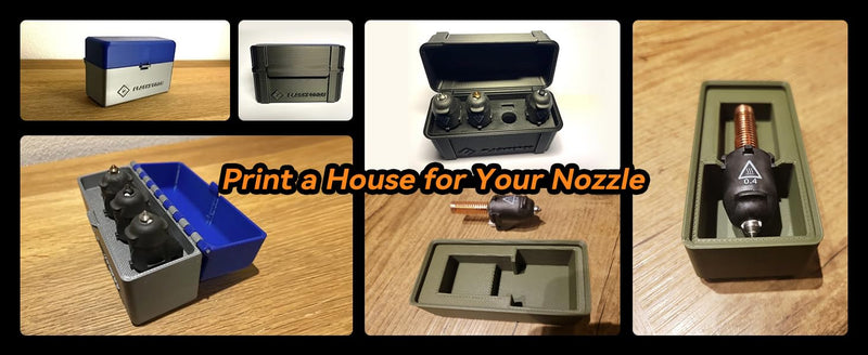 Flashforge Nozzle Assembly for Adventurer 5M 3D Printer, 280°C High Speed and Quick-Release Nozzle (0.4mm-280°C) AD5M Nozzle-0.4mm