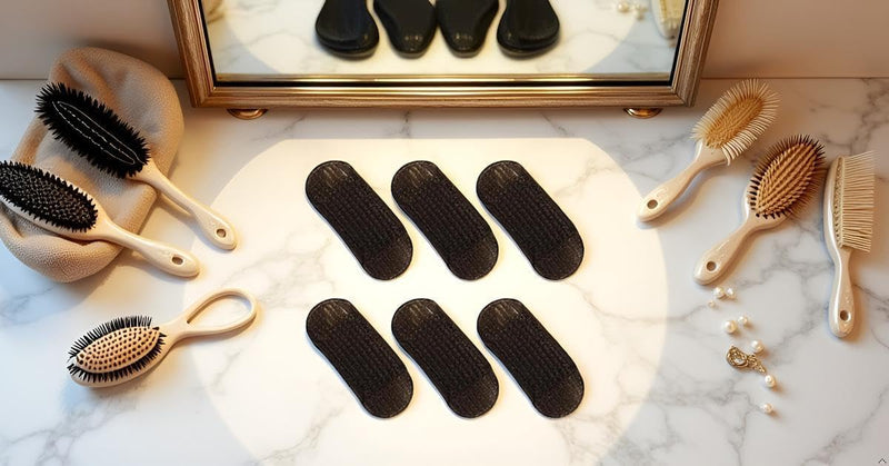  [AUSTRALIA] - 6PCS Sponge Volume Booster - Non-Slip Fluffy Base Inserts for Updos and Buns, Invisible Hair Thickening Pads for Thin (Home/Party/Wedding Styling Accessories)