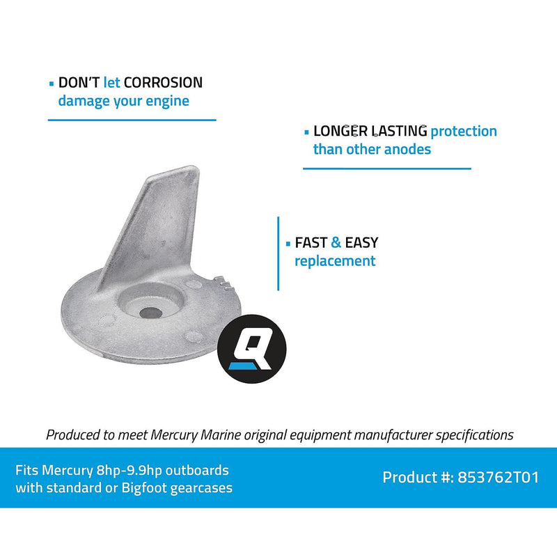 Quicksilver 853762T01 Trim Tab Anode