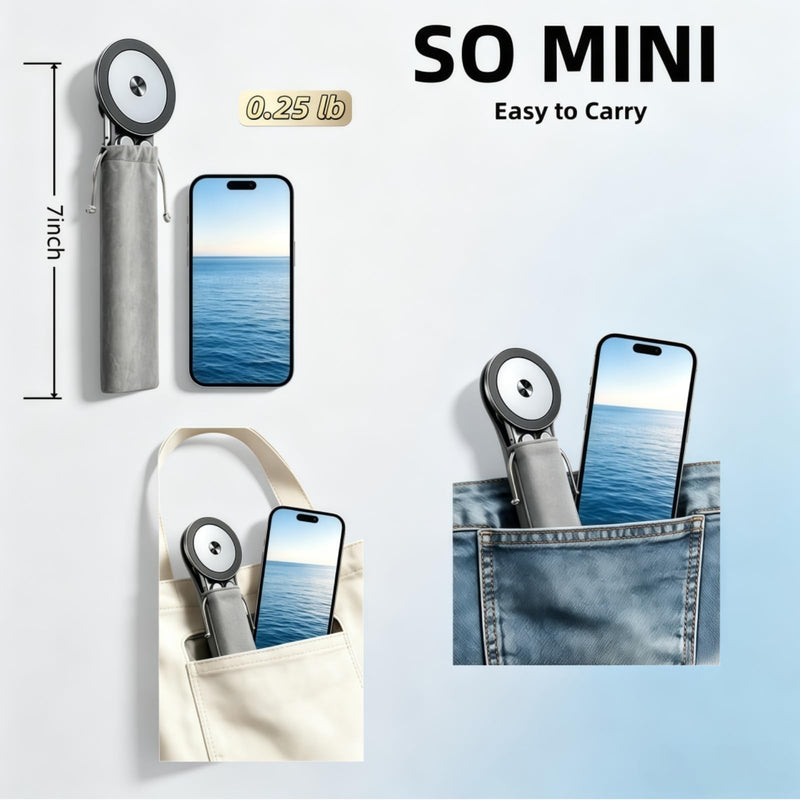 4-in-1 Foldable Laptop Stand,Magnetic Phone & Tablet Holder,Portable Riser | Multifunctional Aluminum alloy Laptop Stand, Foldable Portable, Magnetic Phone & Tablet Holder, Multi-angle Ergonomic Design