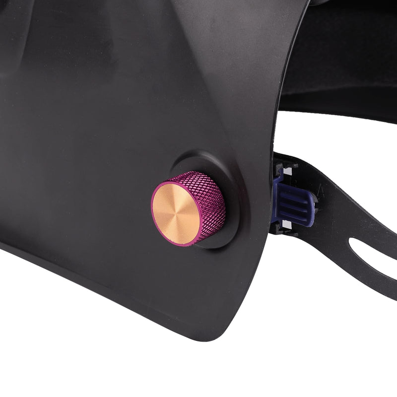 3mirrors Welding Hood (Pipeliner) Fasteners, Welding Helmet Headgear Replacement (Red) Wine-red