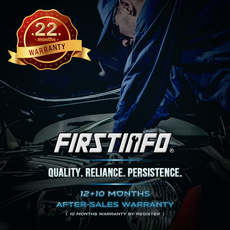 FIRSTINFO 4-Sided Brake Caliper File, Coarse/Fine Teeth, 9mm Width | CR-V steel | HRC 62-66 | 5.9" file length | Anti-slip surface | Cushioned grip | Made in Taiwan